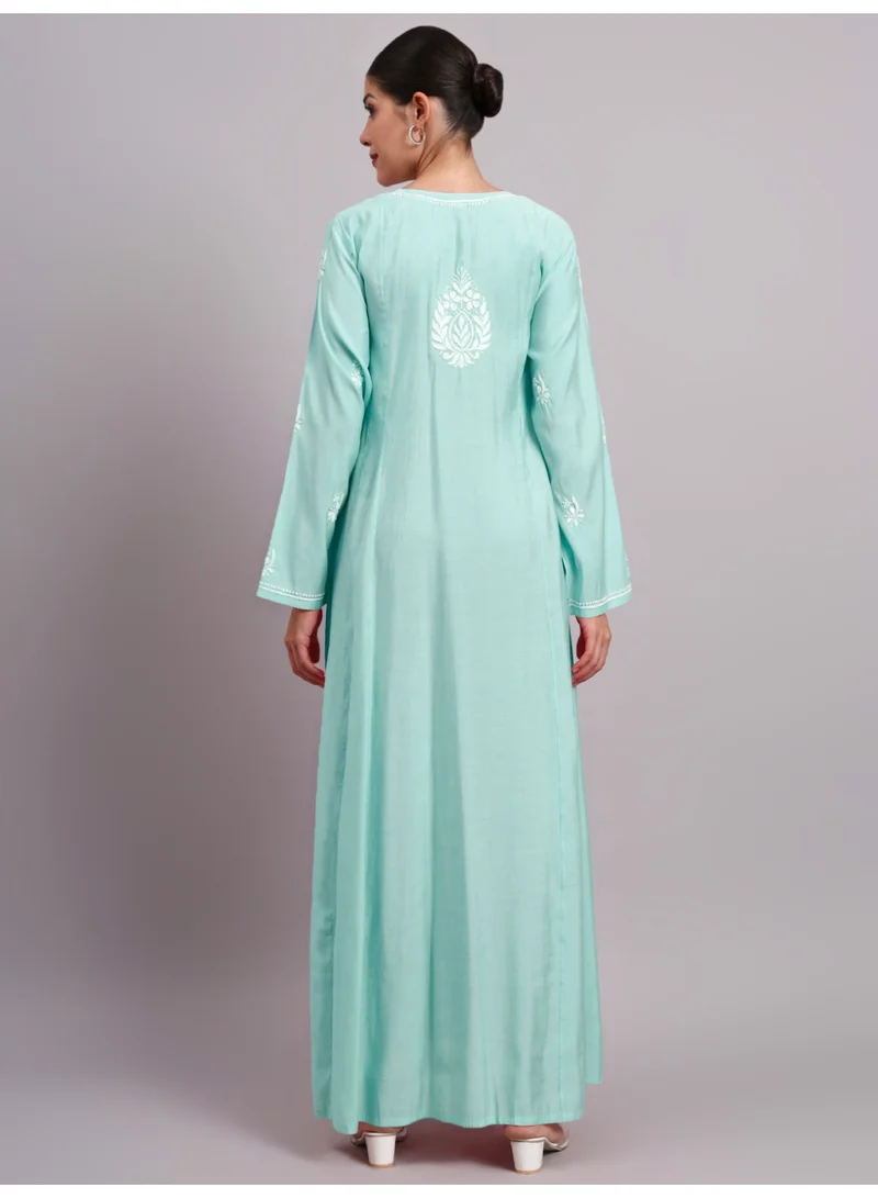 Alaya Hand Embroidered Chikankari Chanderi Jalabiya-AL4088