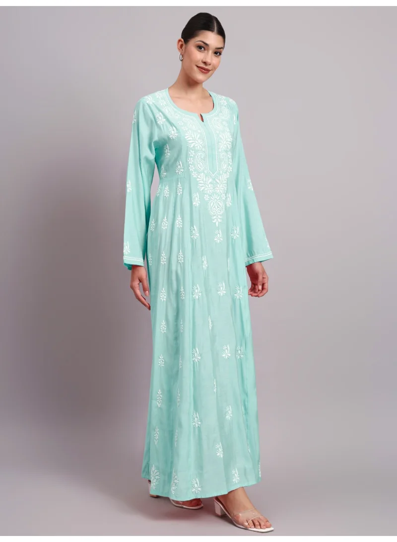 Alaya Hand Embroidered Chikankari Chanderi Jalabiya-AL4088