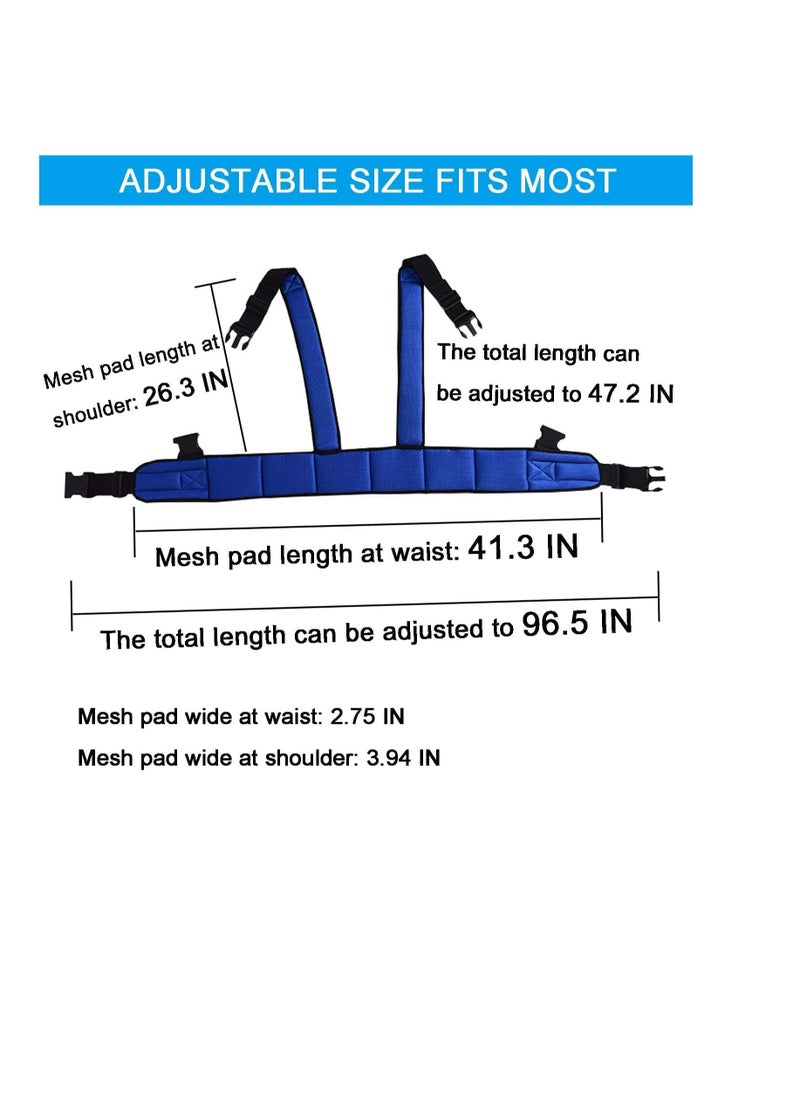 SYOSI - Wheelchair Seat Belt Torso Support Vest for Patient, Elderly  Disabled, Adjustable Full Body Harness Prevent Tilting or Falling  Keep User Upright, Chest Waist Band with Easy Release Buckles - Image 1