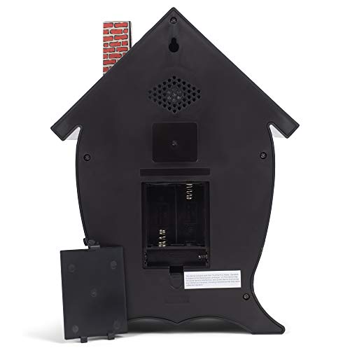Mark Feldstein & Associates Peanuts Gang Snoopy Linus Lucy ICY Blue 17 x 9 Christmas Cuckoo Clock - Image 4