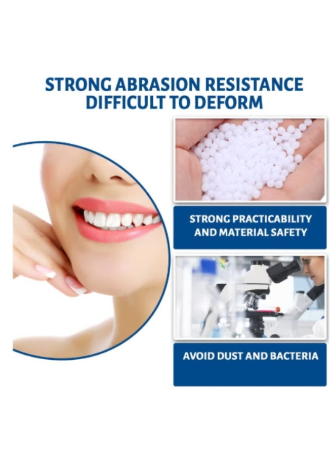 إيلهو 2 قطعة من EELHOE مجموعة أدوات إصلاح الأسنان الزائفة بالتشكيل الحراري حبيبات إصلاح الأسنان للأسنان المفقودة والمكسورة مجموعة أدوات إصلاح حشو الأسنان المؤقتة للحشو المؤقت - Image 3