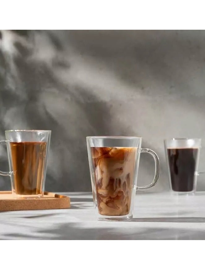 bodum Canteen Double Wall Thermo Glasses/Mugs 400mL Mug, Pack of 4 - Image 3