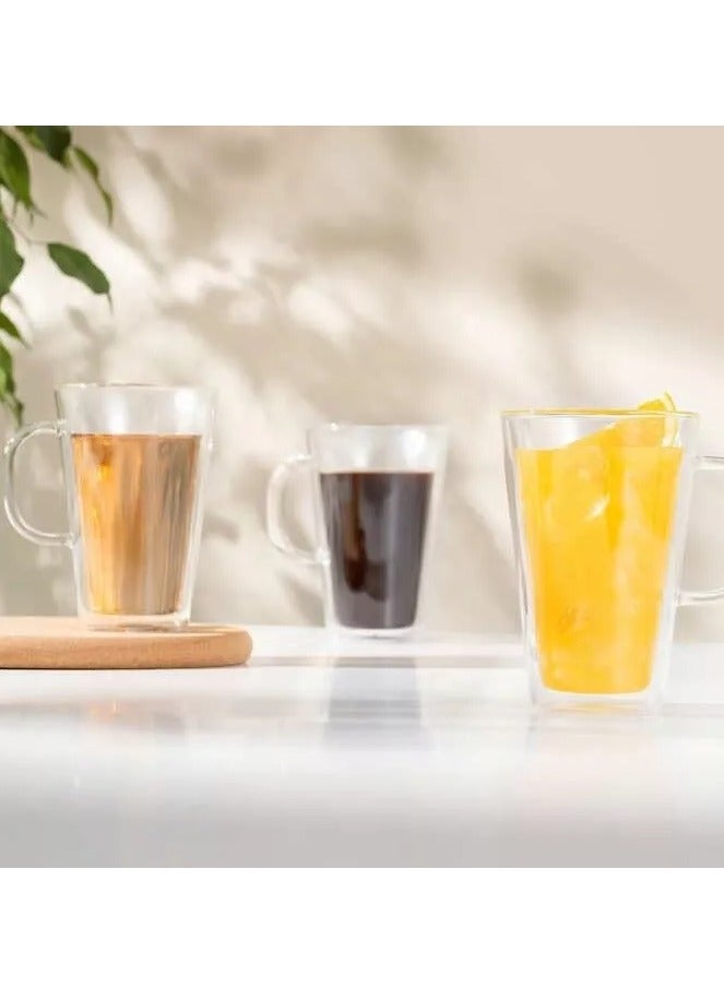 bodum Canteen Double Wall Thermo Glasses/Mugs 400mL Mug, Pack of 4 - Image 4