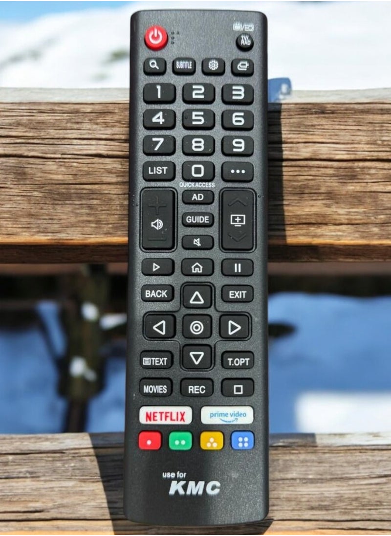 KMC - Universal Remote Control with Dedicated Streaming Buttons - Image 1