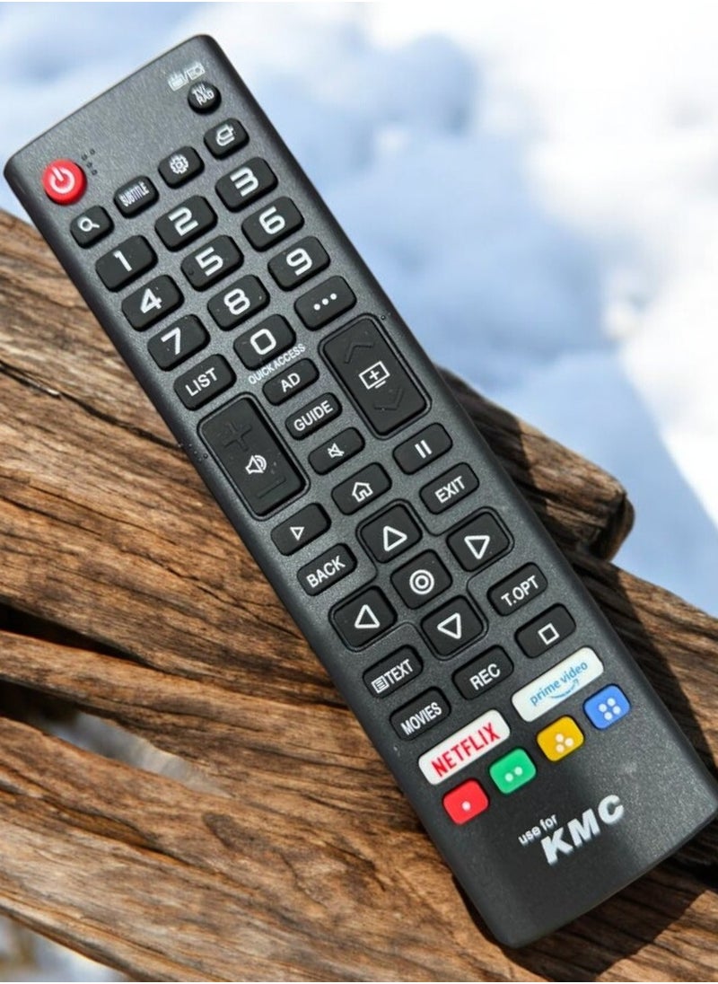 KMC - Universal Remote Control with Dedicated Streaming Buttons - Image 1