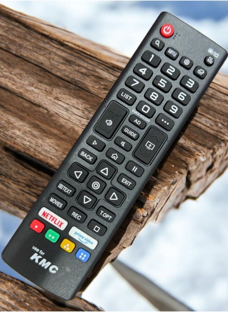 KMC - Universal Remote Control with Dedicated Streaming Buttons - Image 1