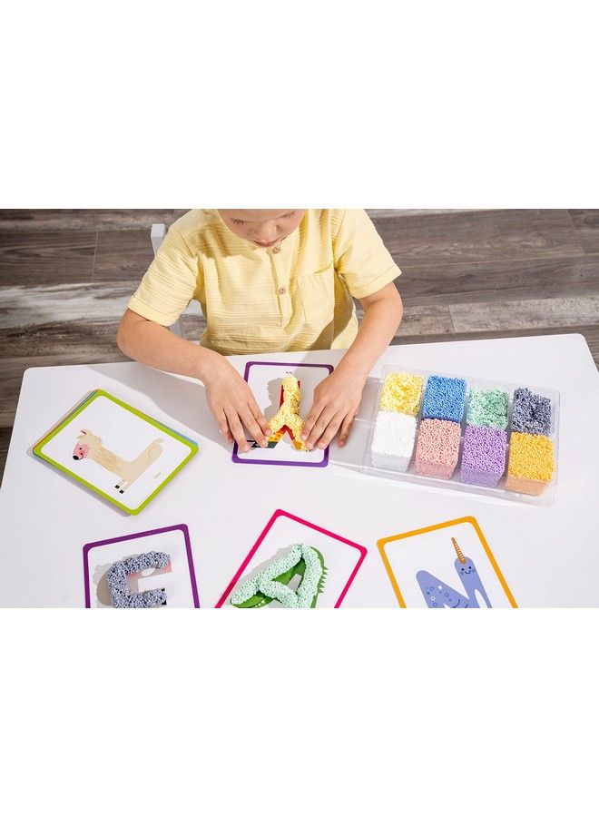 Educational Insights Playfoam Shape & Learn Letter Sounds: Flash Card Set Preschoolers Learn To Write Sensory Toys Ages 3+  - Image 3