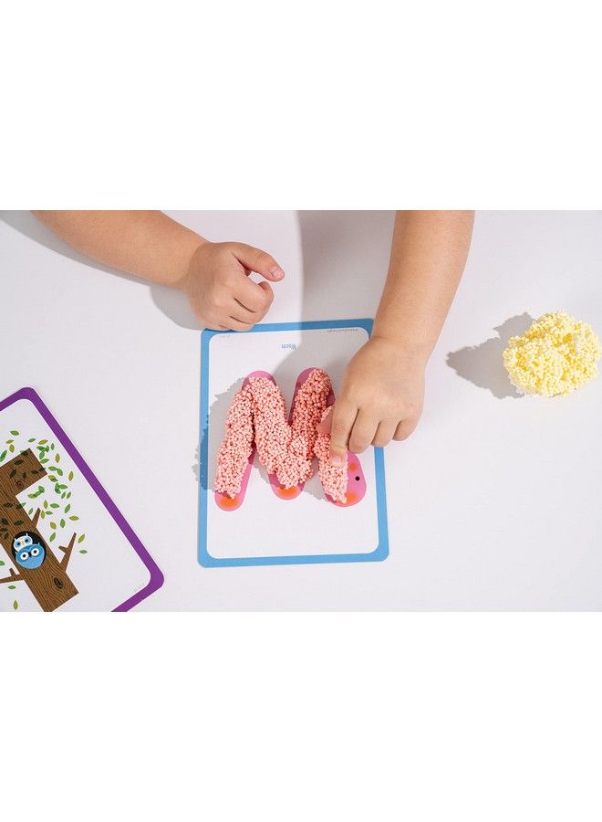 Educational Insights Playfoam Shape & Learn Letter Sounds: Flash Card Set Preschoolers Learn To Write Sensory Toys Ages 3+  - Image 5
