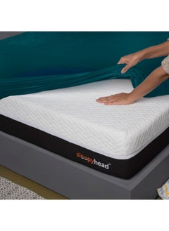 Sleepyhead Sleepyhead Bamboo Feel Terry Waterproof Mattress Protector; (78" x 48" Inches Double Size; Deep Teal) Polyurethane  - Image 3