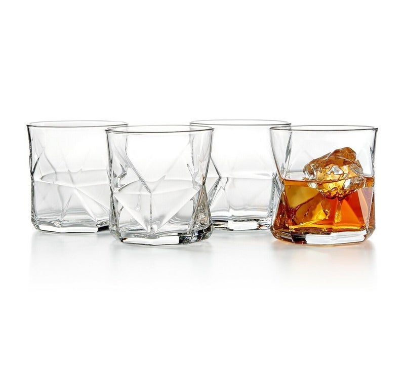 Bormioli Rocco  234510GRB021990 Bormioli Rocco Cassiopea Rocks Glass Clear 1125 oz Glassware Set