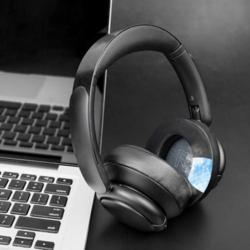 Cooling Gel Earpads Replacement for Anker Soundcore Life Q30/Q35 Headphones, Ear Pads Cushions with Ice Silk Fabric, High-Density Noise Isolation Foam - Black - Image 3