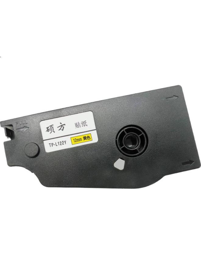 Shuofang Line Numbering Machine Sticker Tp70/Tp76/Tp80/Tp86, Numbering Machine, Coding Machine, Label Machine, Printing Adhesive Sticker, 12Mm Yellow Tp-L122Y - Image 1