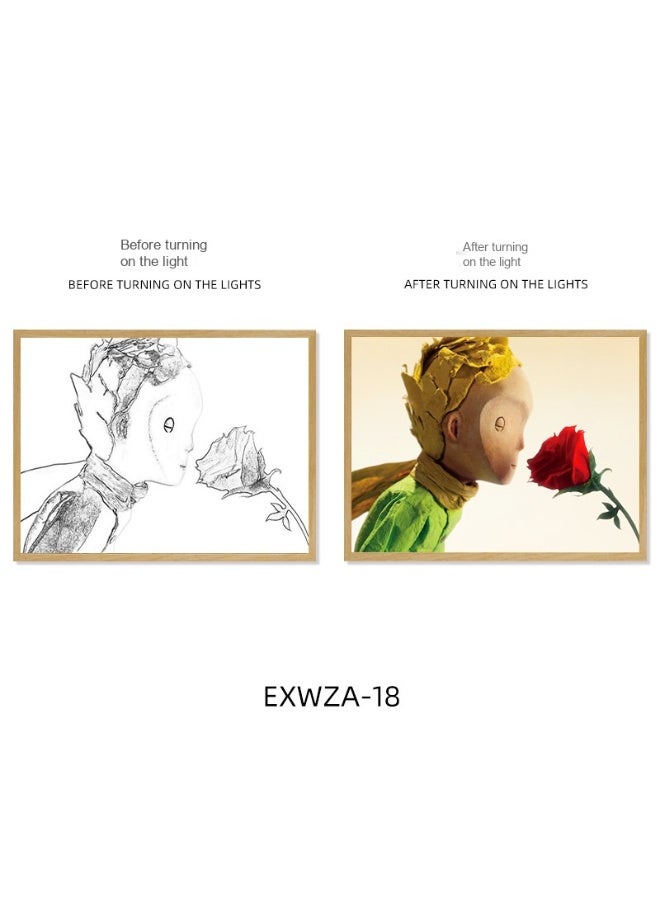 آنا مصباح ديكوري ثلاثي الألوان قابل للتغيير باللمس بحجم 8 إنش - Image 1