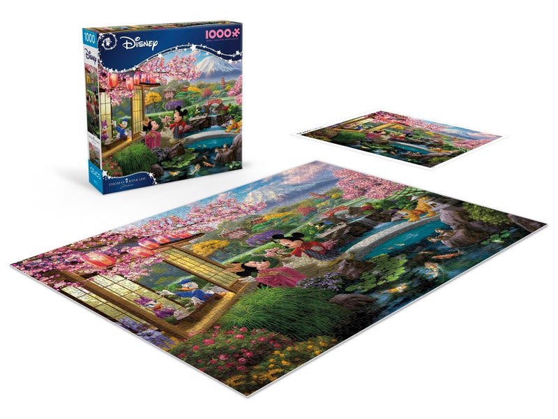 Ceaco - Disney - Thomas Kinkade - Mickey & Minnie in Japan - 1000 Piece Jigsaw Puzzle for Adults - Challenging Puzzle Perfect for Game Nights - Finished Size is 26.5 x 19 - Image 4