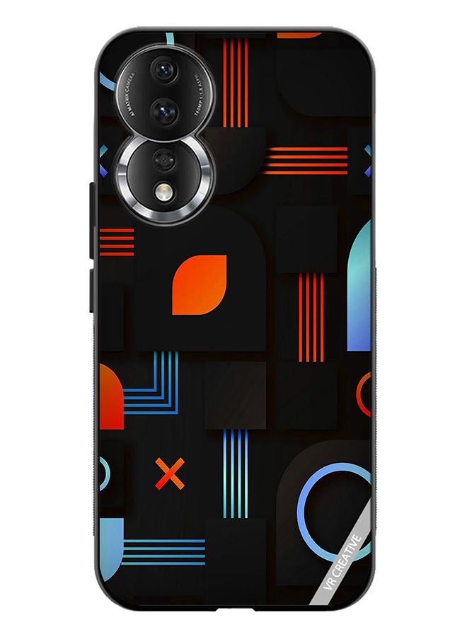 VR CREATIVE Protective Case Cover For Honor 80 Minimal Pattern Design Multicolour - Image 1