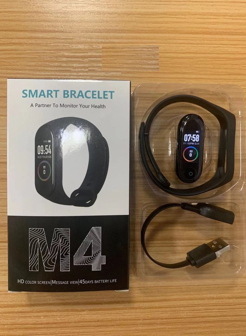 Rubik M4 Smart Bracelet Fitness Tracker Black  - Image 1
