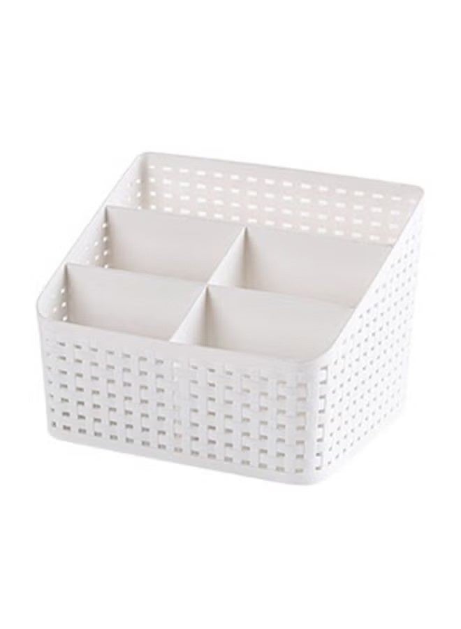 ORiTi صندوق تنظيم المكياج البلاستيكي الأبيض - Image 1