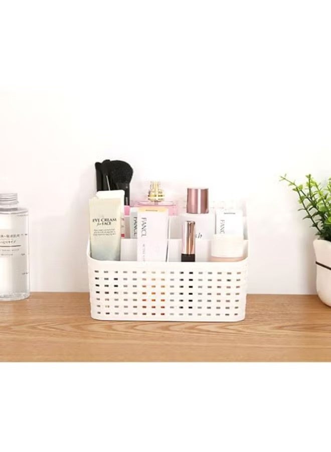 ORiTi صندوق تنظيم المكياج البلاستيكي الأبيض - Image 5