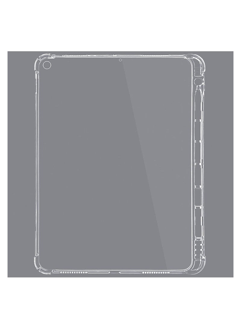 Rock Pow Case for New iPad 10.2 7th/8th/9th Gen 2021/2020/2019 with Pencil Holder,Thin Slim Transparent TPU Cover - Image 5