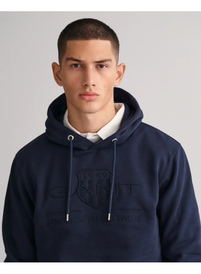 غانت Gant Tonal Shield Hoodie
