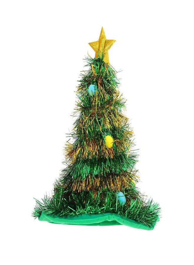 فديزاينر قبعة عيد الميلاد من تصميم Fdesigner، قبعة سانتا خضراء، قبعة شجرة عيد الميلاد، قبعة مزينة بالترتر، قبعة العطلات، غطاء رأس لحفلات الأزياء التنكرية، دعائم كوسبلاي، إكسسوارات تزيين الشعر للنساء، هدية للمهرجانات - Image 2