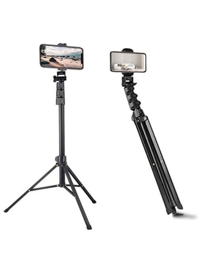 جيه ماري حامل ثلاثي القوائم MT-36 قابل للتعديل مع مشبك حامل هاتف عالمي، مرن وقابل للحمل، متوافق مع كاميرات DSLR والكاميرات الرقمية وكاميرات الحركة والهواتف الذكية - خفيف الوزن للسفر والتدوين بالفيديو - Image 3