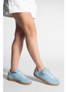 MARJIN Women's Sneaker Tongue Detail Retro Sneakers Suede Vinas  - Image 4