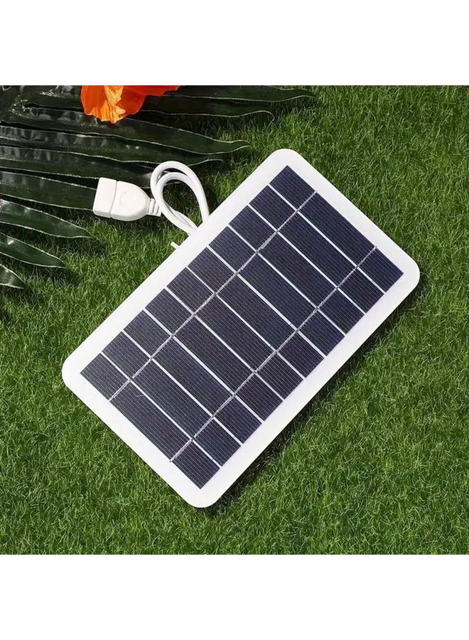 1 قطعة شاحن شمسي نقي متوافق مع USB للهواتف المحمولة للسفر الخارجي والتخييم والتركيب في السيارة - Image 3