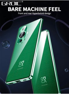 GROIC Magnetic Case for Huawei Nova 11 Ultra 6.78 Inches, Double Sided HD Tempered Glass Fingerprint Unlock Super Magnetic Adsorption Metal Bumper Frame 360° Full Protective Phone Cover  - Image 4