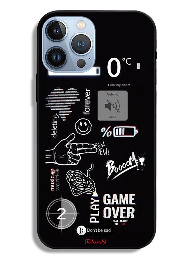 Tolwak حافظة حماية آبل آيفون 13 برو ماكس لعبة انتهت بي بي يو بي بي يو - Image 2