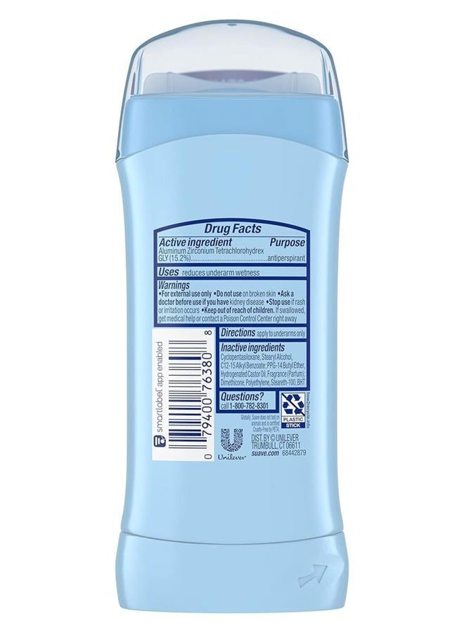 Suave Deodorant 2.6 Ounce 24Hr Powder Invisible Solid (76ml) (2 Pack) - Image 3