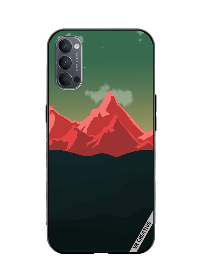 VR CREATIVE Protective Case Cover For Oppo Reno4 Pro 5G Mount Colorful Design Multicolour - Image 1