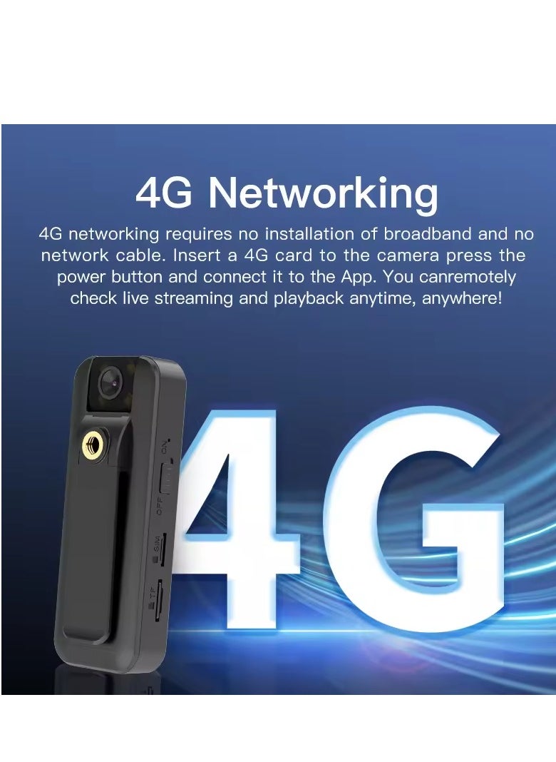 GULFLINK - Mini 4G Cameras 8h Continuous Recording Cloud Storage Small Portable Battery Camera - Image 1
