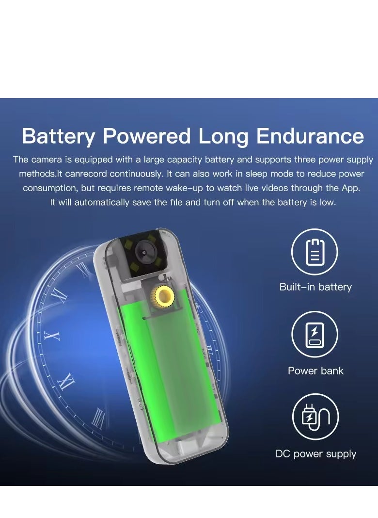 GULFLINK - Mini 4G Cameras 8h Continuous Recording Cloud Storage Small Portable Battery Camera - Image 1