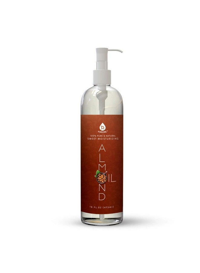Pursonic 100% Natural Sweet Almond Oil For Aromatherapy Essential Oils Moisturizing And Massage - Image 1