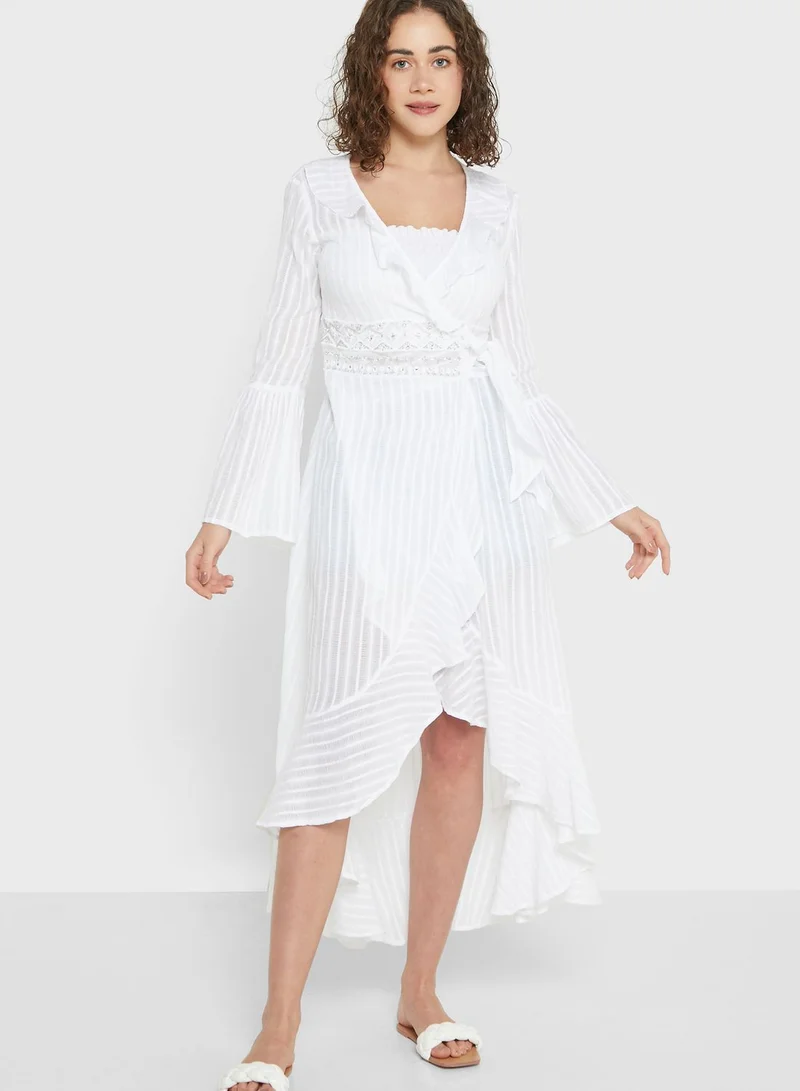 RIVER ISLAND Waterfall Maxi Beach Kaftan
