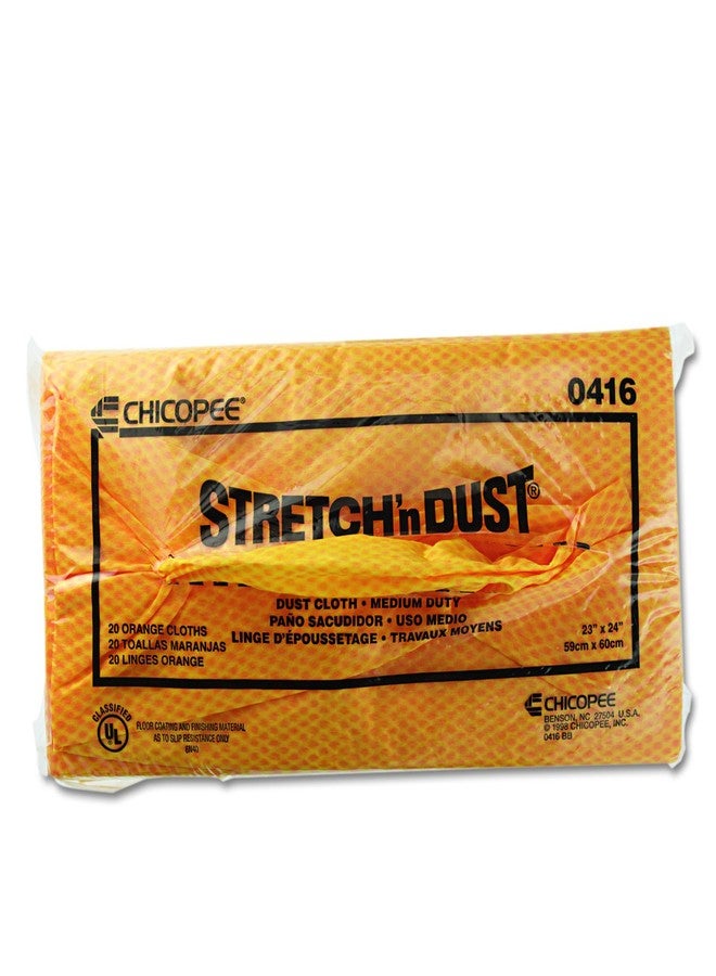 Chicopee Stretch'n Dust 0416 Medium Duty Dust Cloth, Yellow/Orange 24-Inch x 24-Inch (100 Count, 5 bags of 20) - Image 5