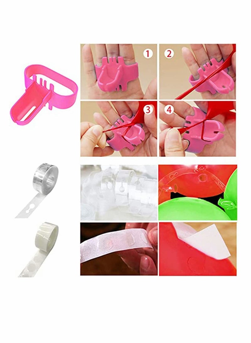 كاست ويف KASTWAVE 134 قطعة لعبة مستوحاة من قصة بالونات مجموعة قوس جارلاند ، بنمط بقرة سحابة أصفر أحمر أزرق أخضر بالونات لاتكس للأطفال لعبة مستوحاة من قصة مستوحاة من ديكورات لوازم حفلات أعياد الميلاد - Image 4