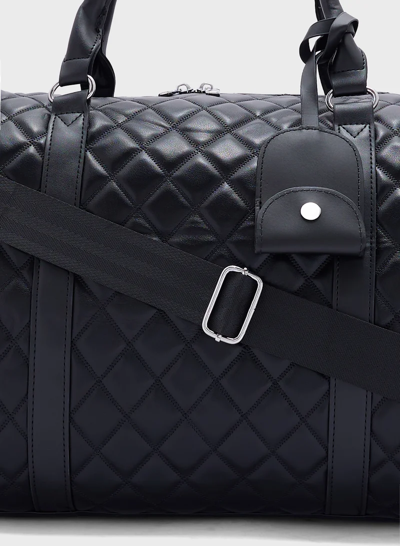 Robert Wood Quilted Casual Duffle Bag