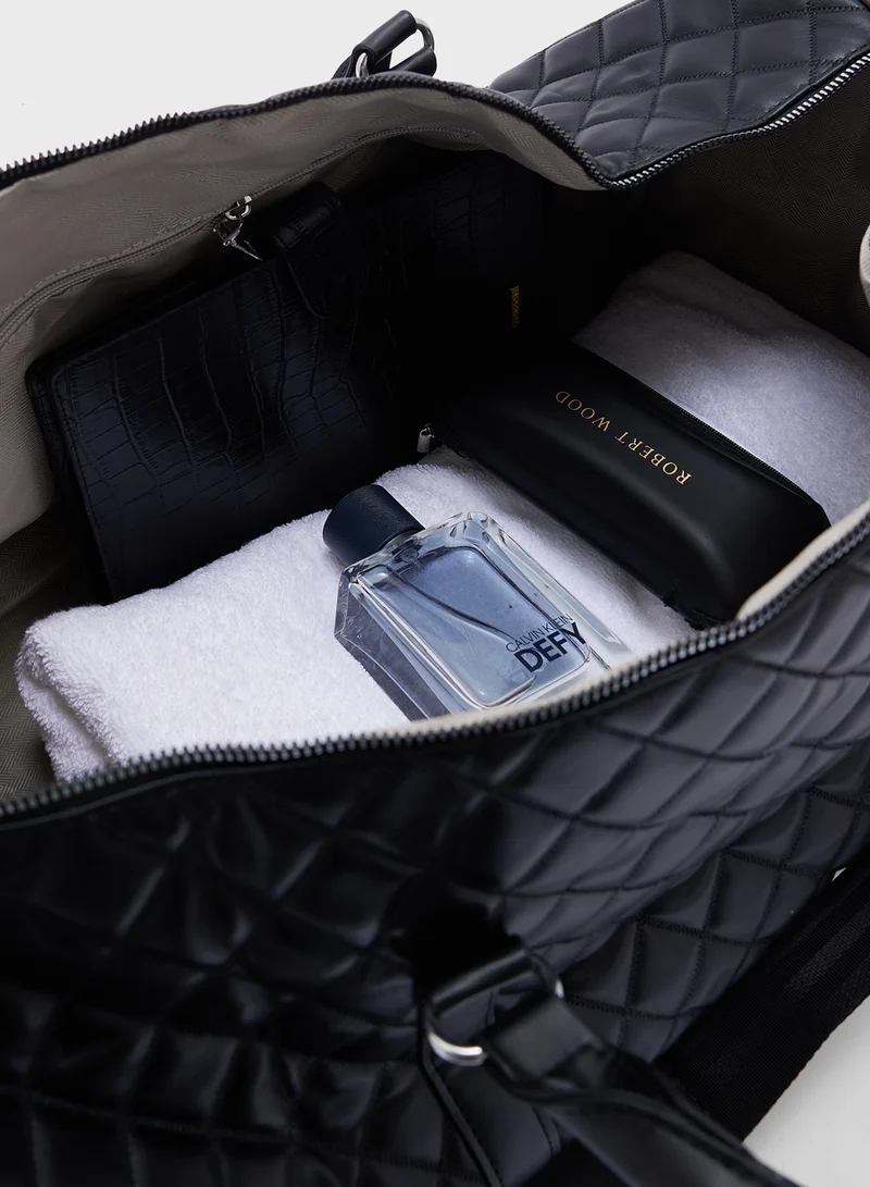 Robert Wood Quilted Casual Duffle Bag