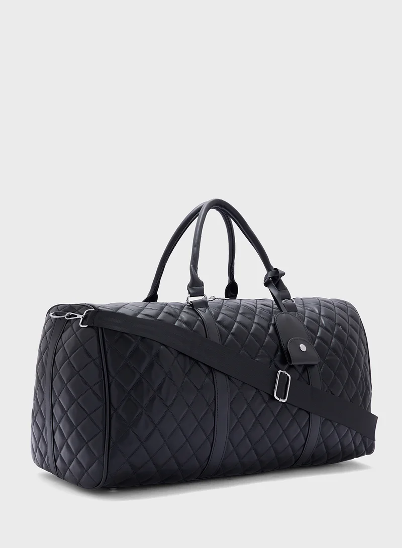 Robert Wood Quilted Casual Duffle Bag