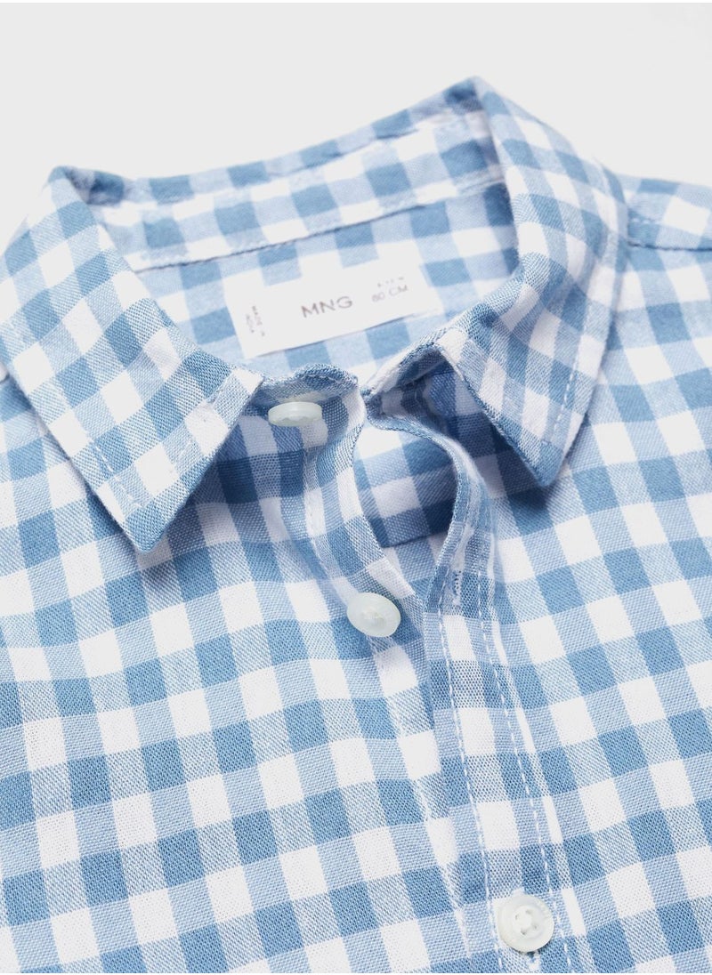 MANGO - Infant Striped Shirt - Image 1