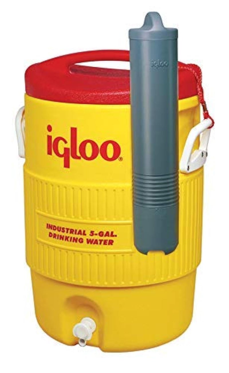 Igloo B00NFAZWW8 Water Cooler with Cup Dispenser 5 Gal White