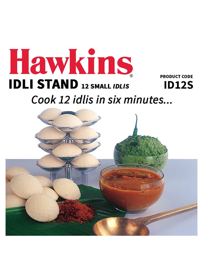 Hawkins Idli Stand Cook 12 Idlis for 3 Ltr Tall Pressure Cooker