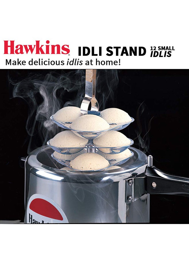 Hawkins Idli Stand Cook 12 Idlis for 3 Ltr Tall Pressure Cooker