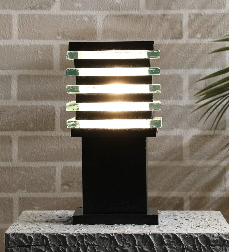 WHITERAY Waterproof Outdoor Gate Lightt Lamp for Enteryway Modern Exterior Light Fixture for Garden, Patio, Driveway, and Porch Weatherproof, Rust-Resistant Design (Without Bulb) - Image 2