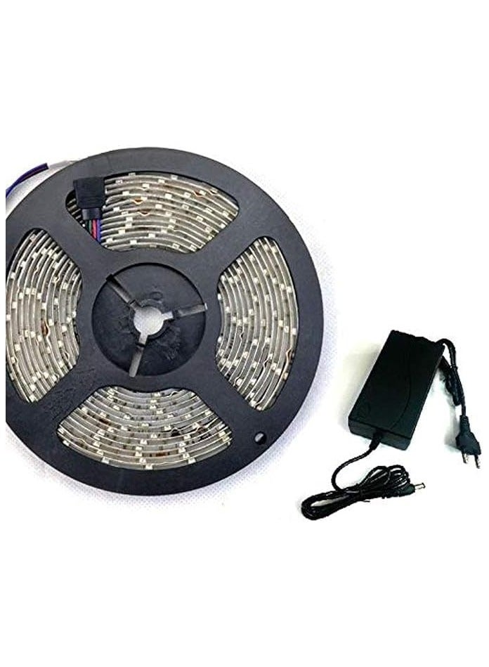 شريط اضاءة LED رقمي، اس ام دي 5050، 12 فولت تيار مستمر - احمر ، 5 متر 30 مصباح LED/متر