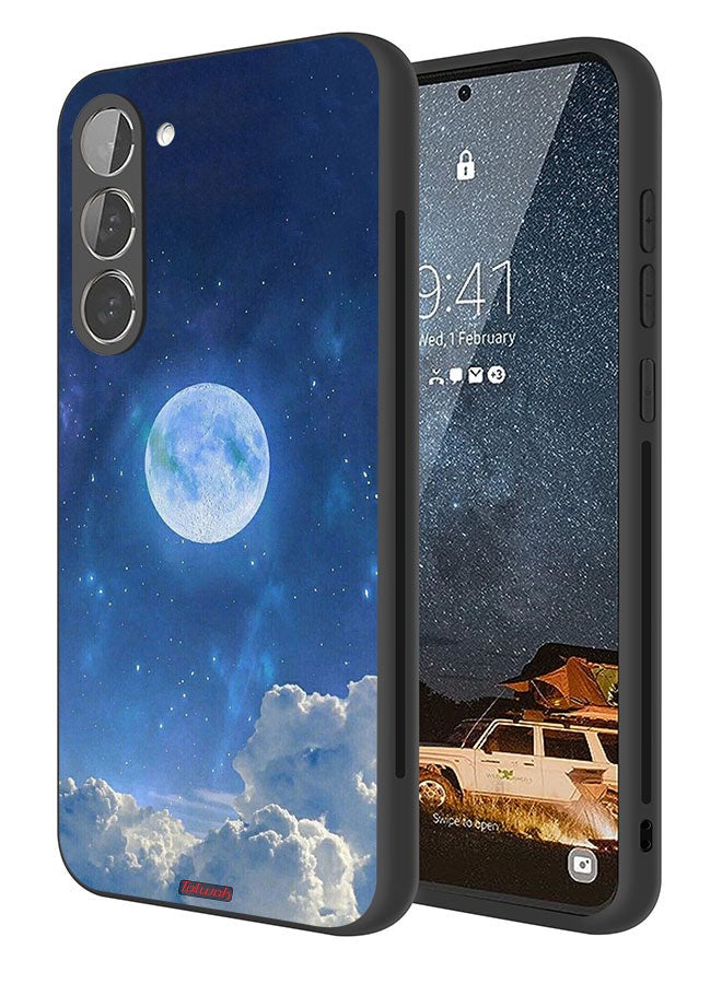Tolwak Samsung Galaxy S23 Plus 5G Protective Case Cover Moon Clouds - Image 1