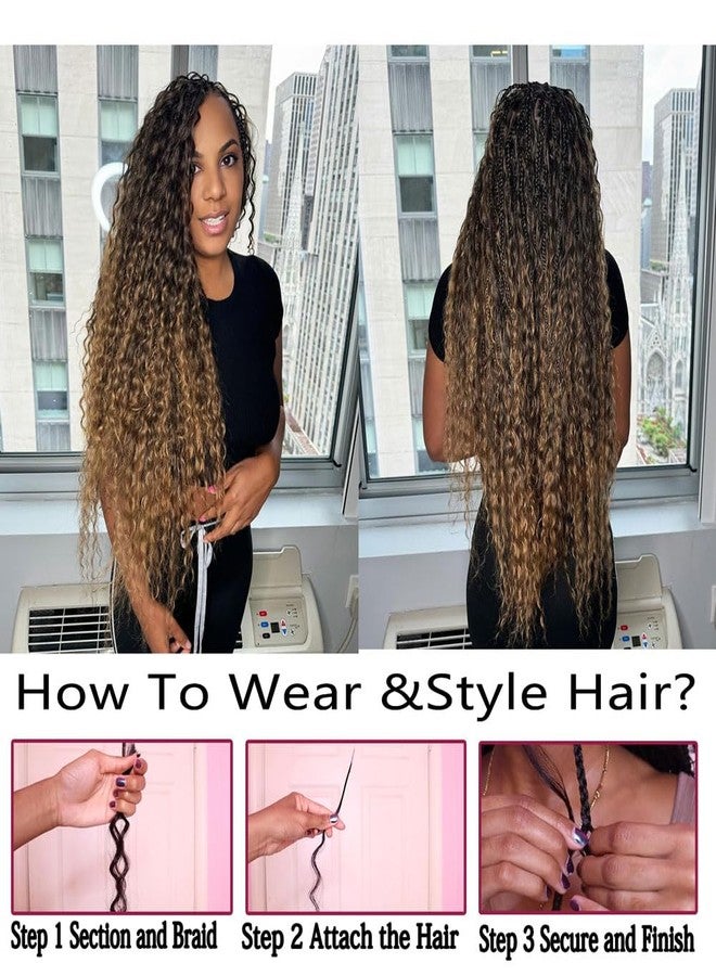 Eileen 30 Chocolate Brown18 Inch 100g 2 Bundles Deep Wave Bulk Human Hair for Braiding Curly Human Hair for Boho Braids Water Wet and Wavy Curls Micro Braiding Hair Extensions Brazilian Virgin - Image 5