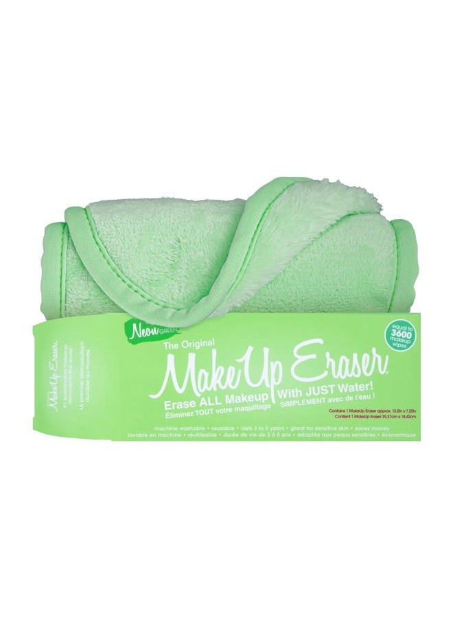 MakeUp Eraser Remover Cloth - Neon Green for Women 1 Pc - Image 1